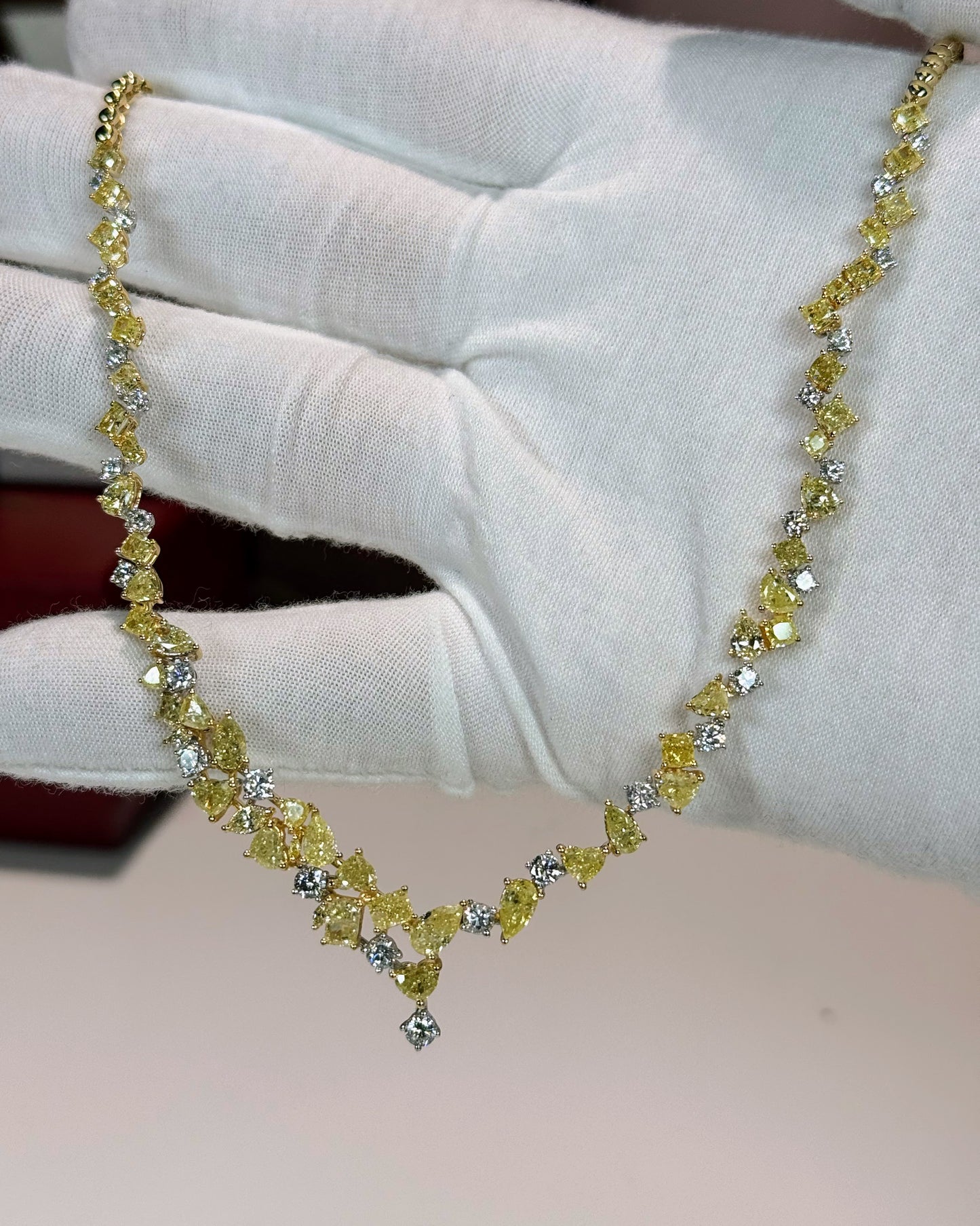 Yellow Diamond 14k Yellow Gold Necklace