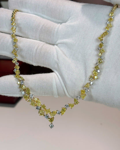 Yellow Diamond 14k Yellow Gold Necklace