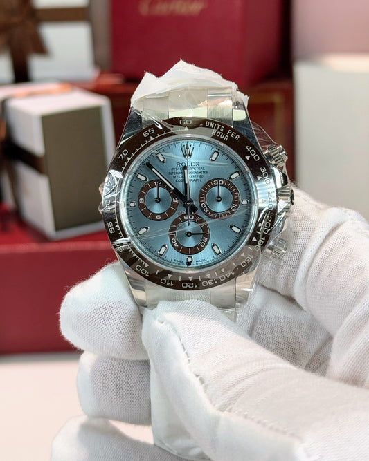 Rolex Cosmograph Daytona Platinum Ice Blue Dial 116506