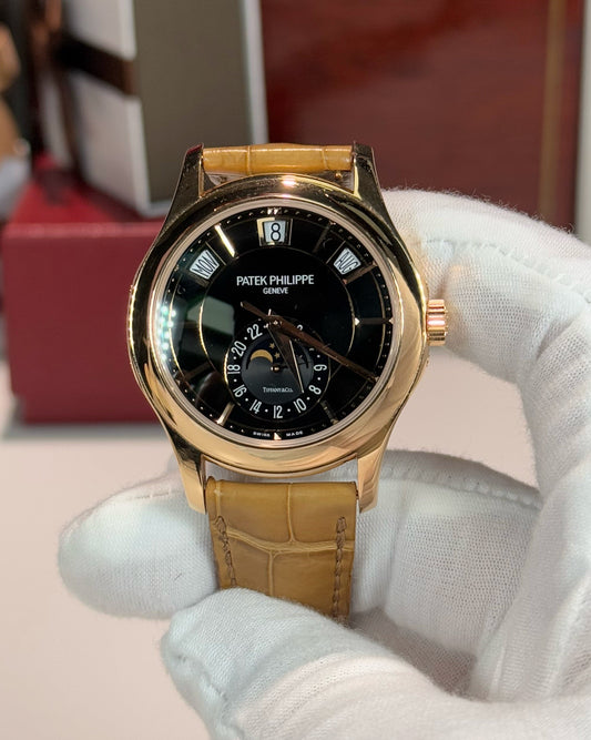 Patek Philippe Annual Calendar Tiffiny & Co. Dial Black Dial 5205R