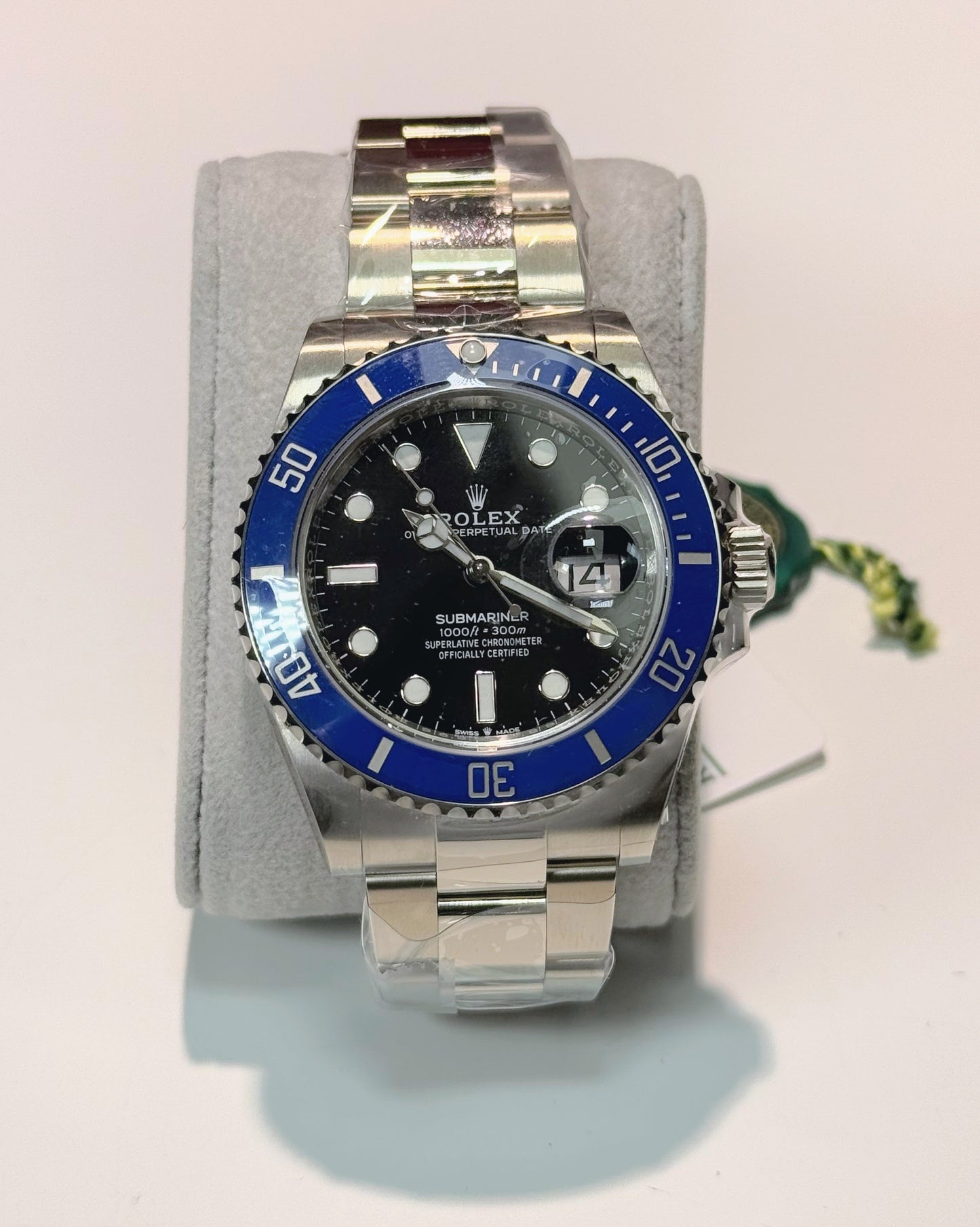Rolex White Gold Submariner Date 68AA9696 Bright Black Dial 126619LB