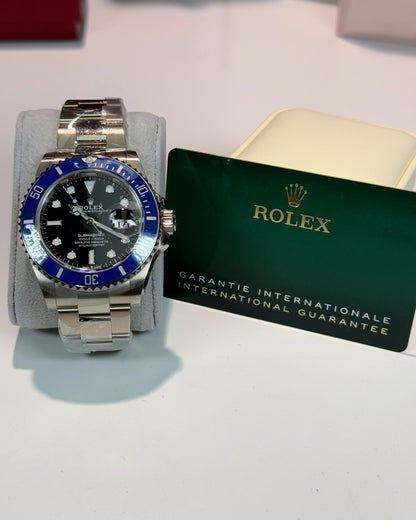 Rolex White Gold Submariner Date 68AA9696 Bright Black Dial 126619LB