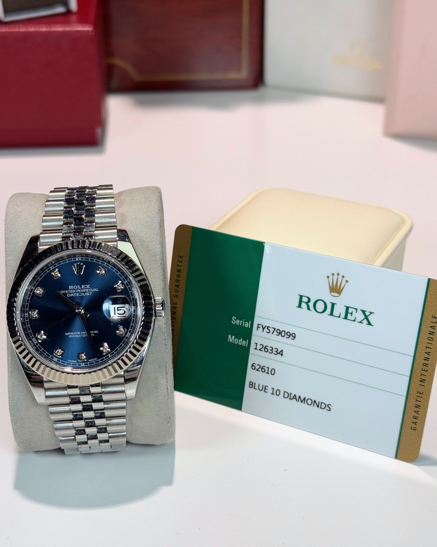 Rolex Datejust 41mm Bright Blue Dial 126334