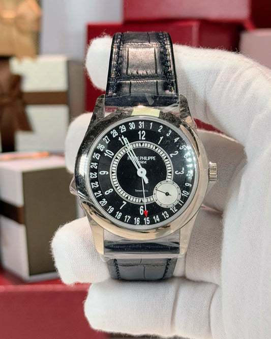 Patek Philippe Calatrava Black Dial 6006G