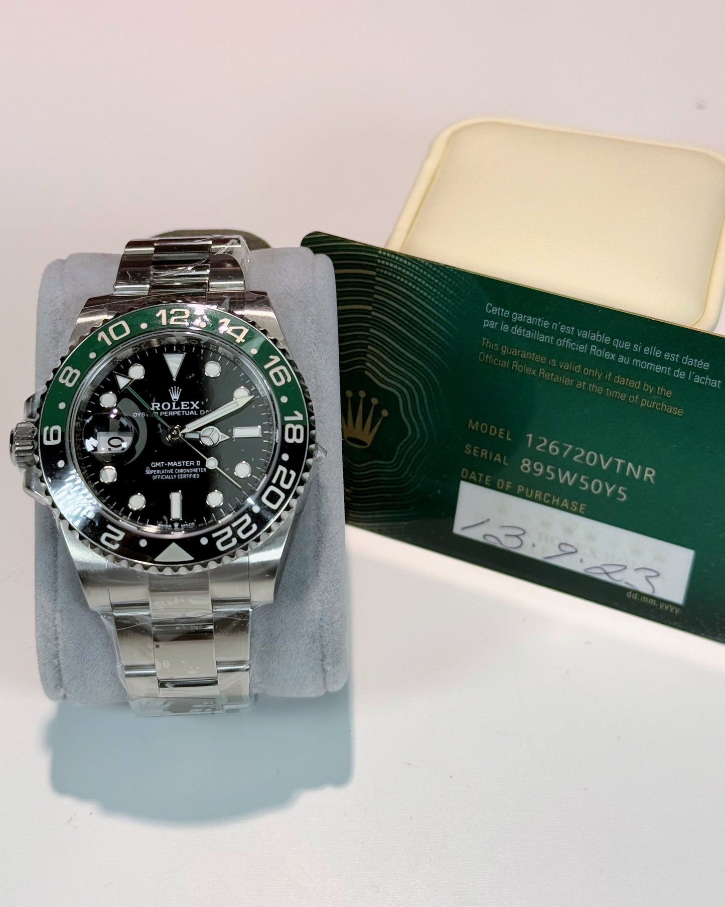 Rolex GMT Master II Black Dial 126720VTNR