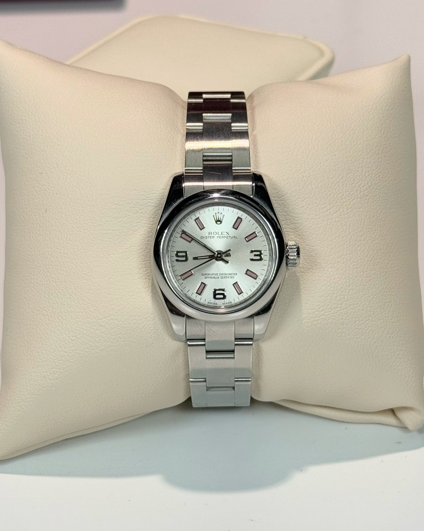 Rolex Oyster Perpetual 26mm White Dial 176200