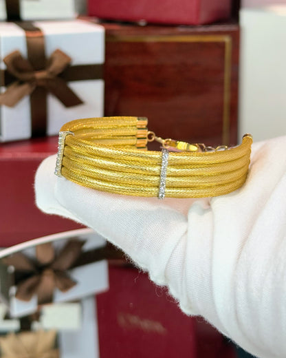 14k Yellow Gold Rope Bracelet