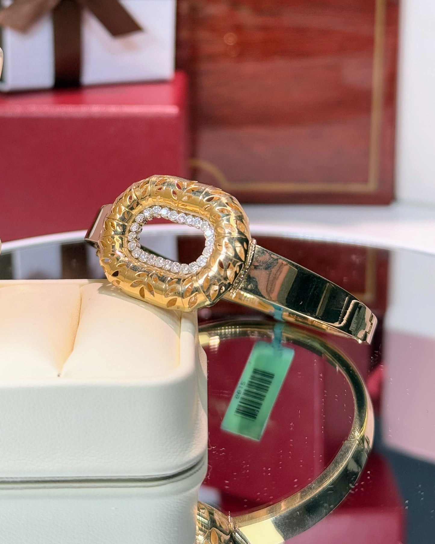 Rope Loop Diamond Bangle