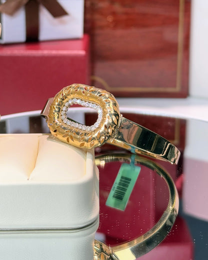 Rope Loop Diamond Bangle