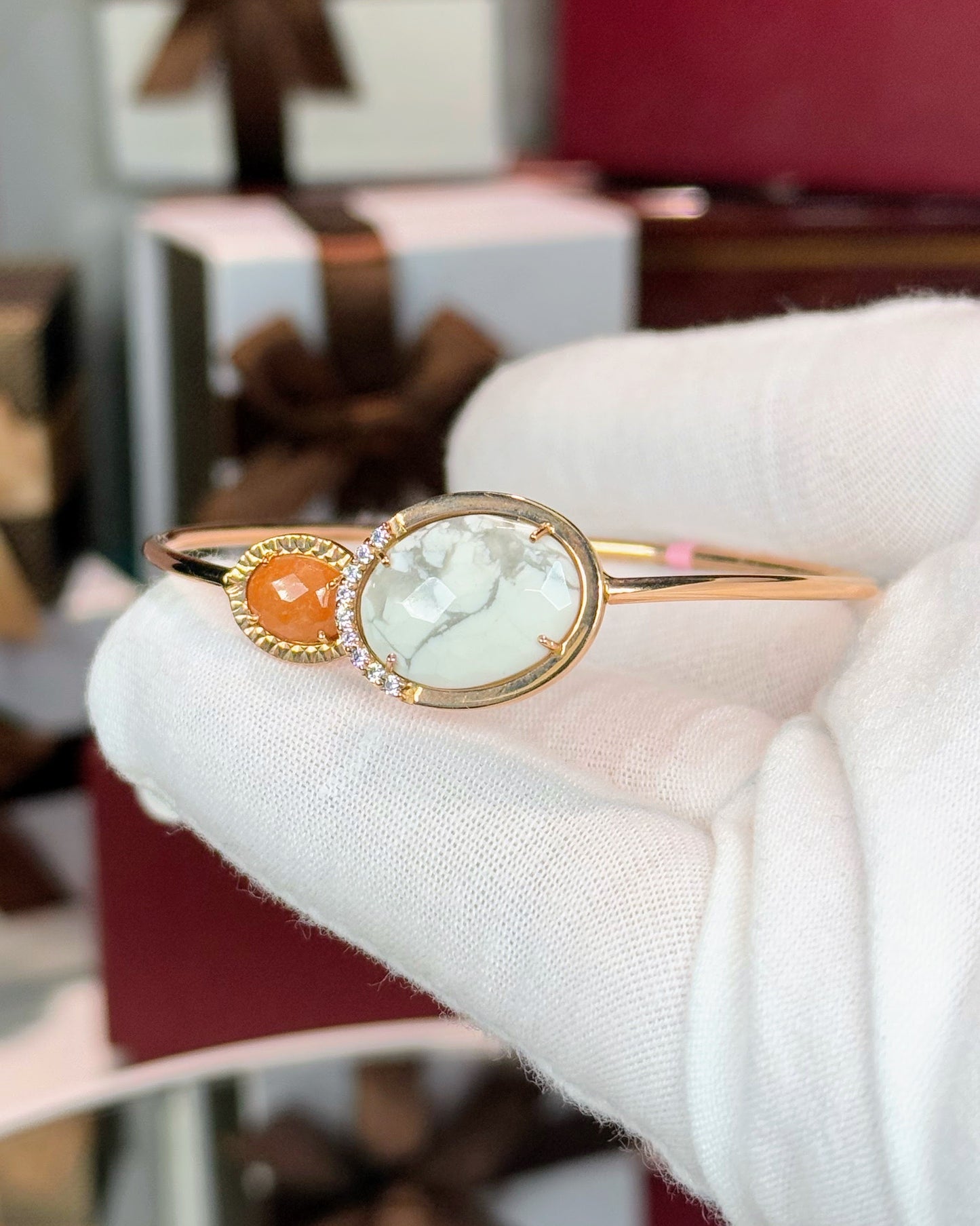 14k Rose Gold Open Cuff Bracelet
