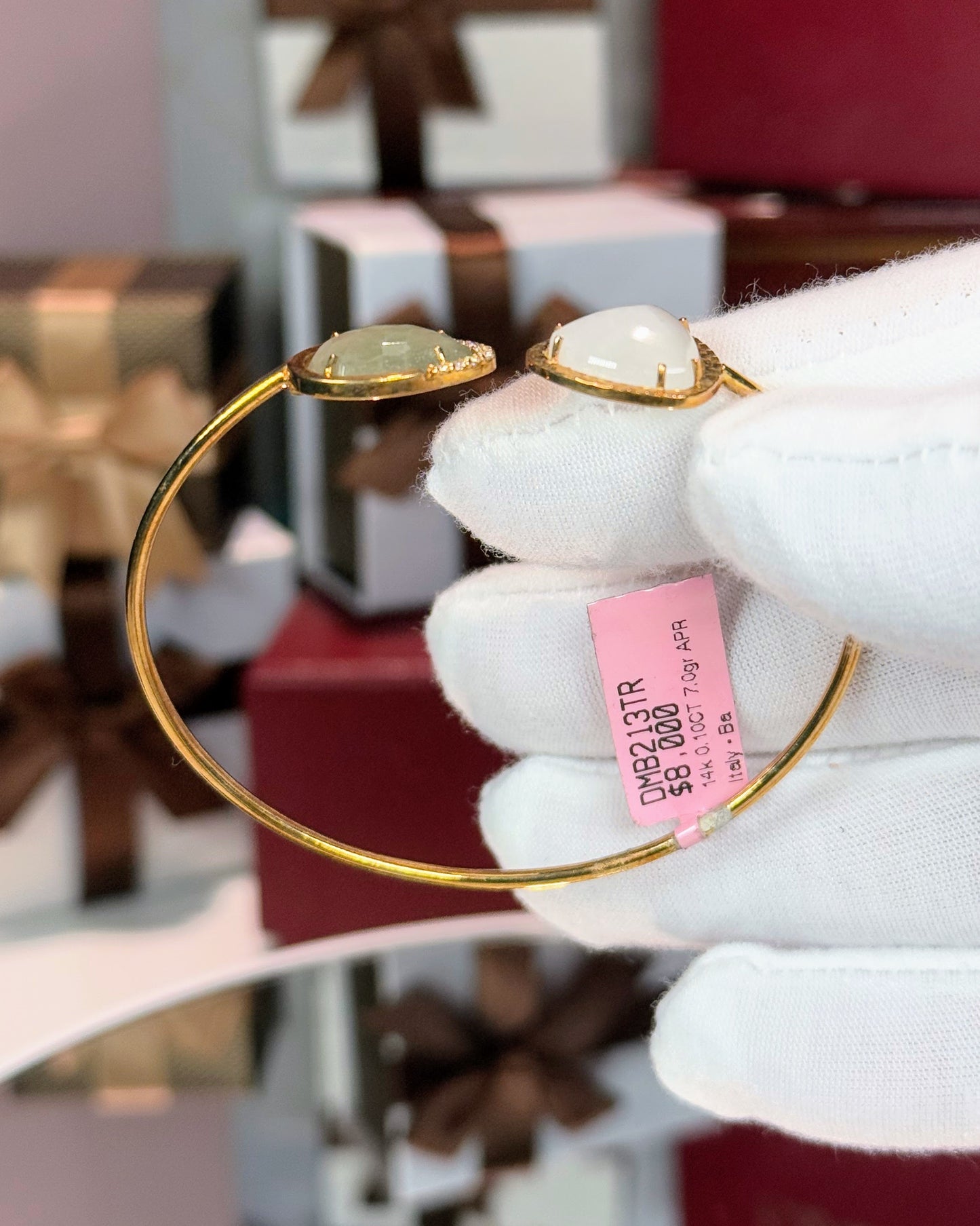 14k Yellow Gold Open Cuff Bracelet