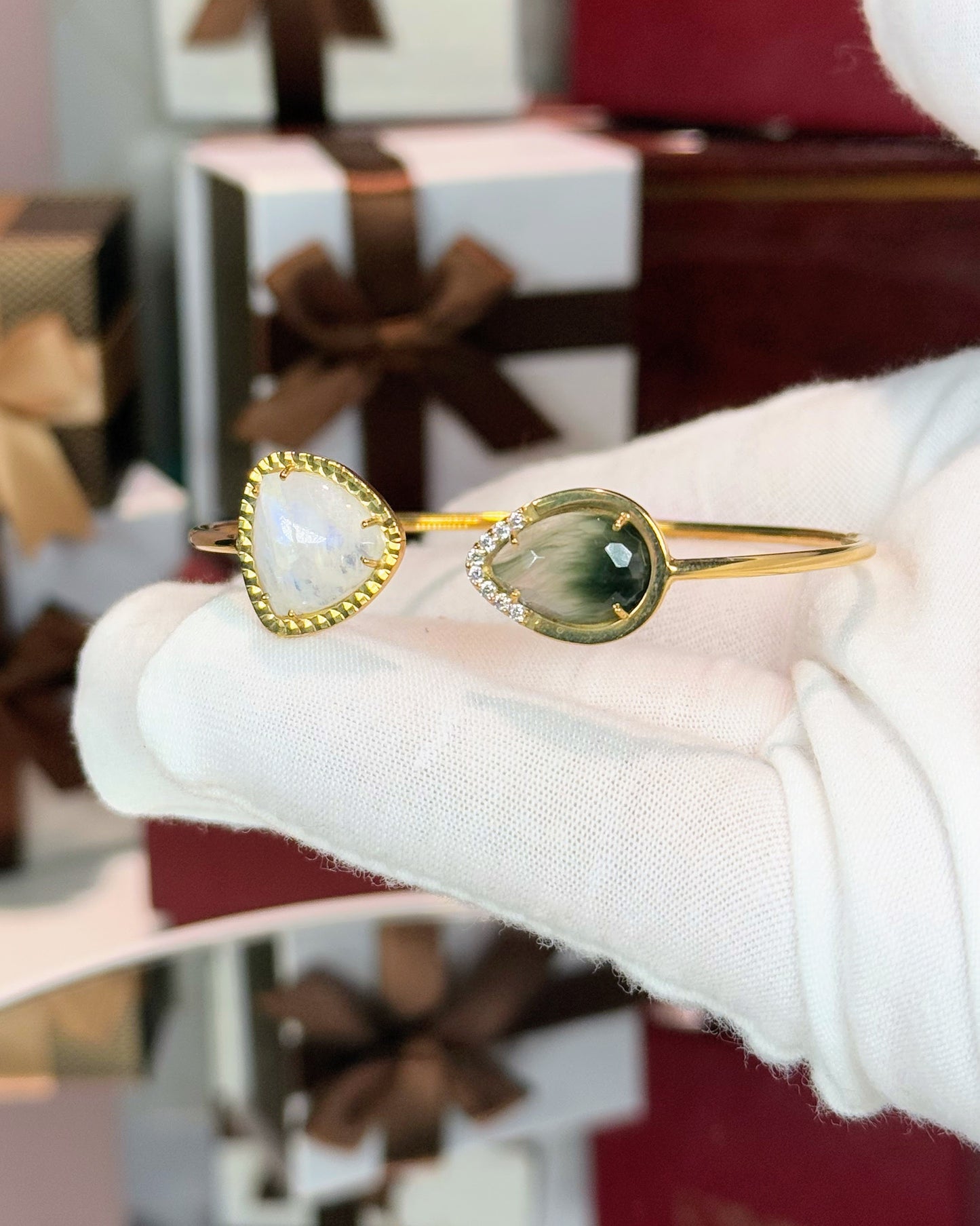 14k Yellow Gold Open Cuff Bracelet