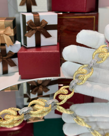 14k Yellow Gold "S" Bracelet