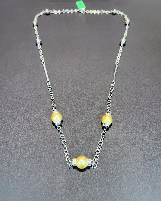 18k White Gold Pearl Opera Necklace