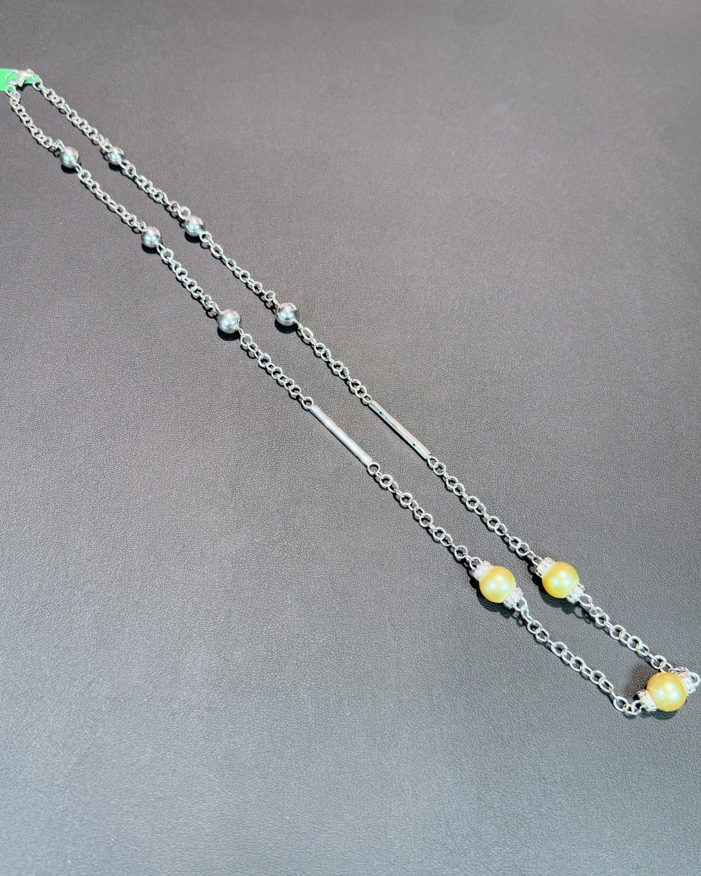 18k White Gold Pearl Opera Necklace