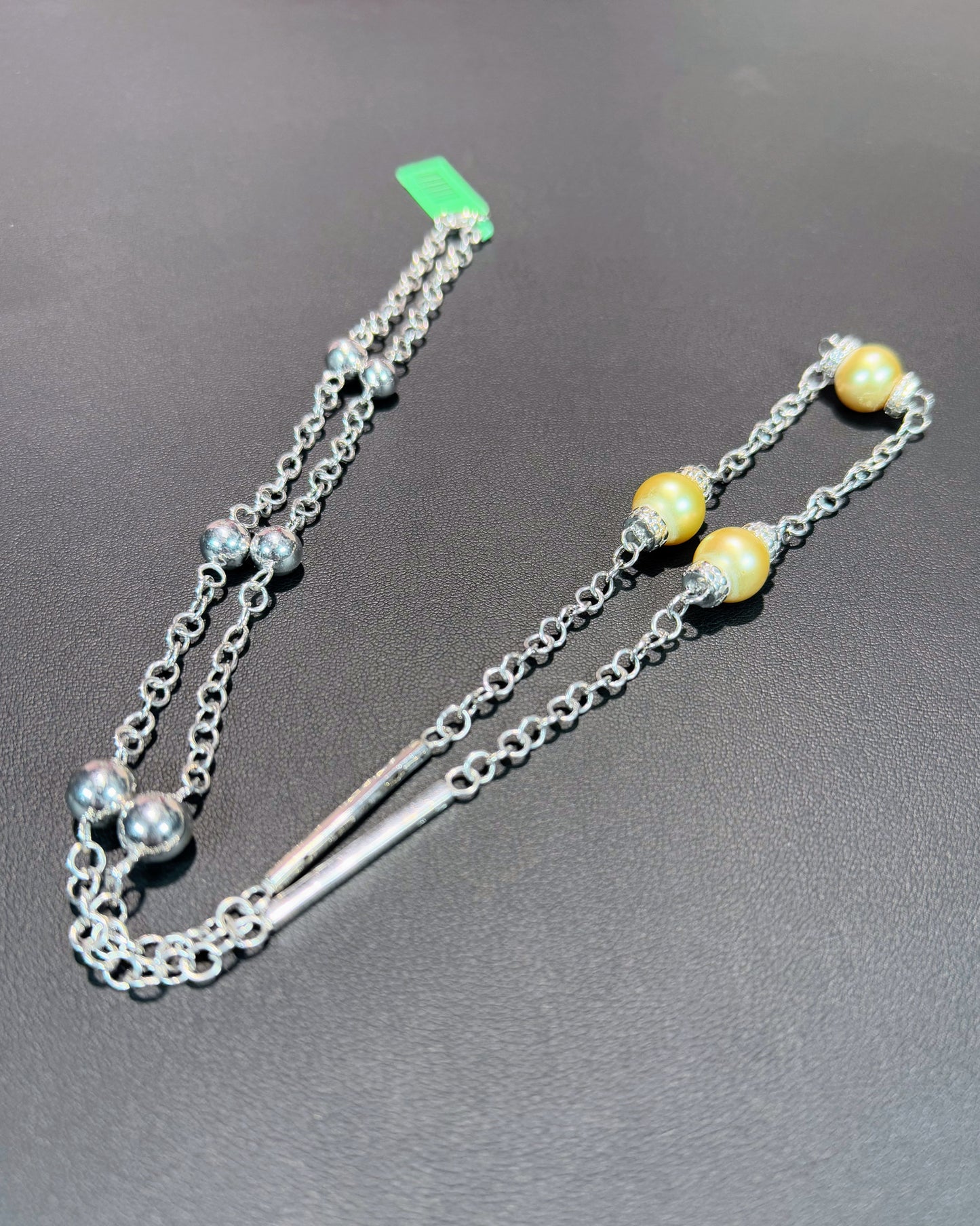 18k White Gold Pearl Opera Necklace