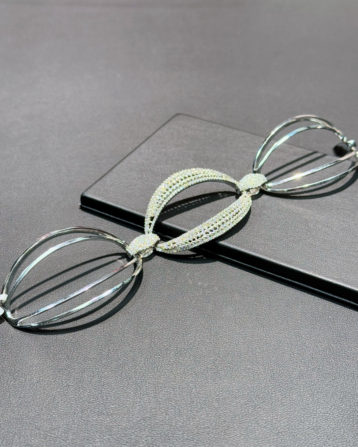 14k White Gold Diamond Bracelet