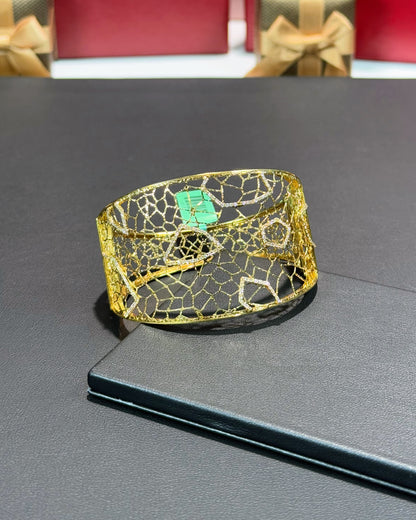 18k Yellow Gold Diamond Waistband