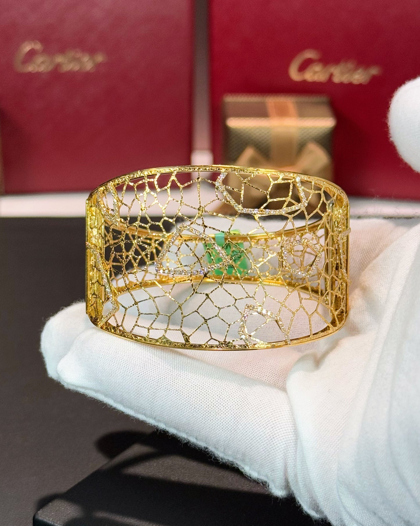 18k Yellow Gold Diamond Waistband