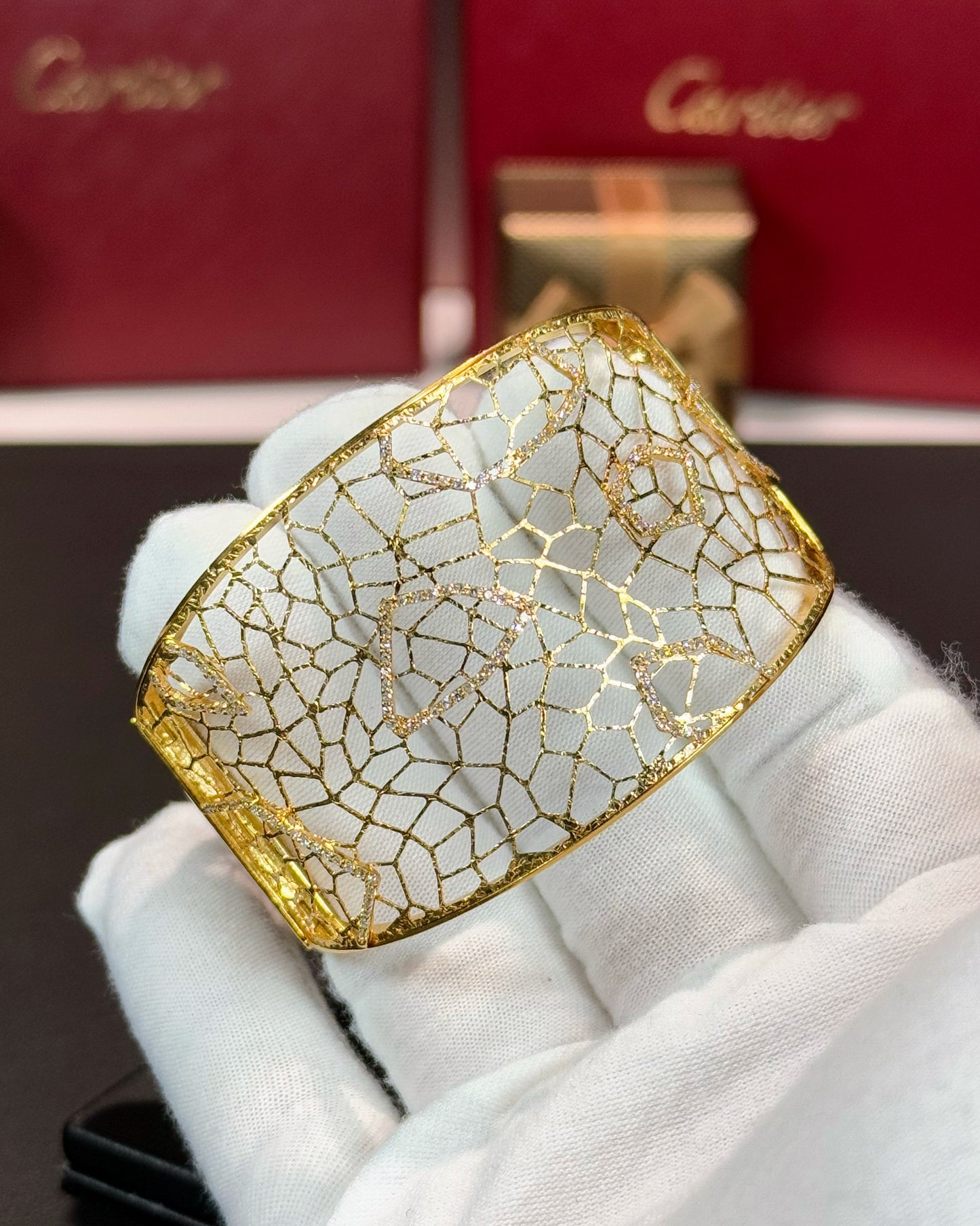 18k Yellow Gold Diamond Waistband