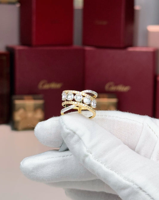 14k Yellow Gold Diamond Ring