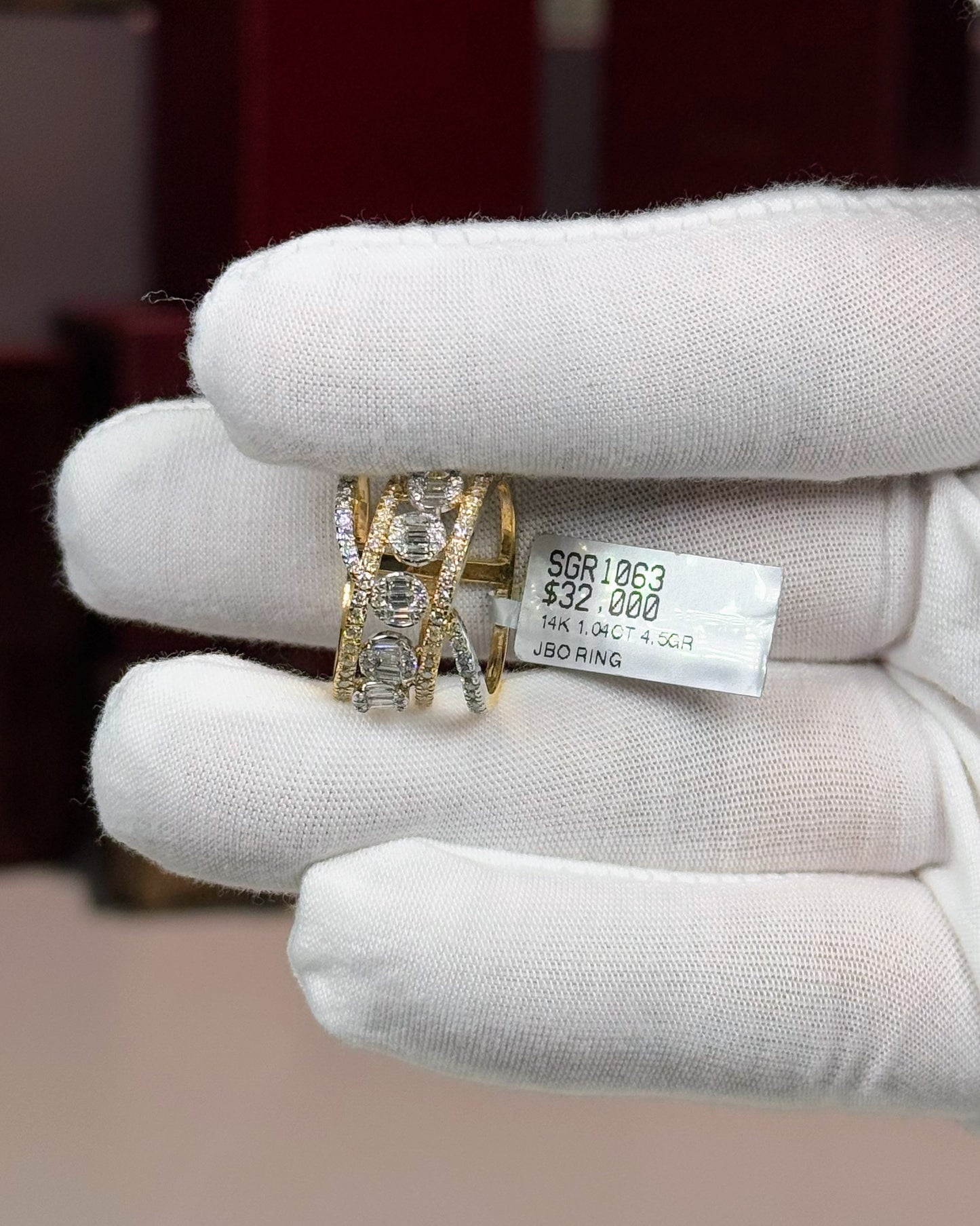 14k Yellow Gold Diamond Ring