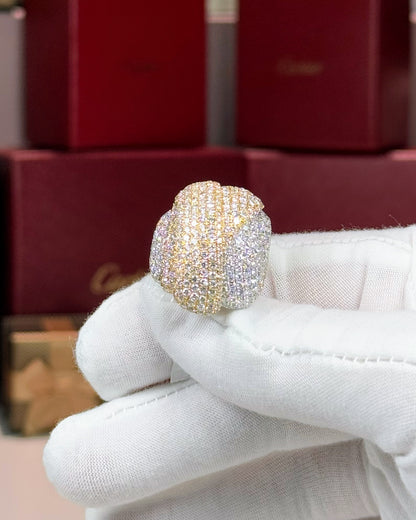 14k 2 Color Diamond Ring