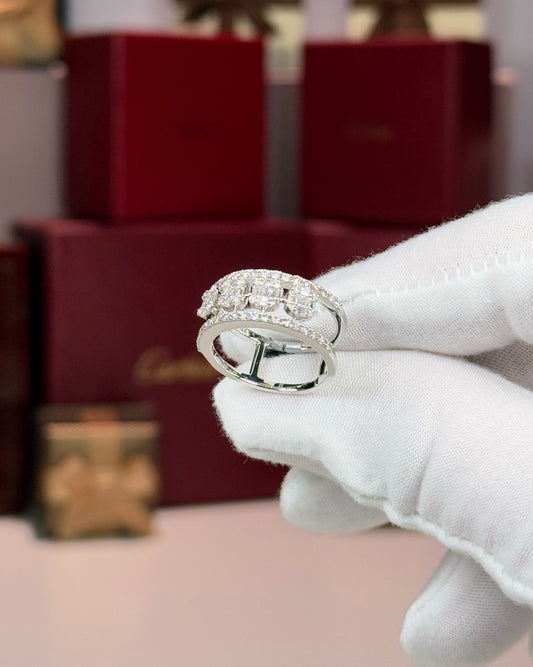 14k White Gold Diamond Ring