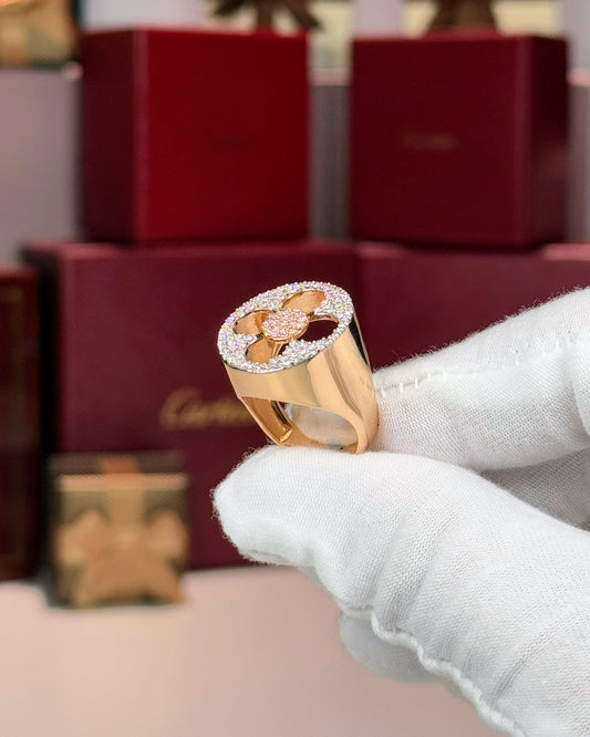 14k Rose Gold Diamond Ring