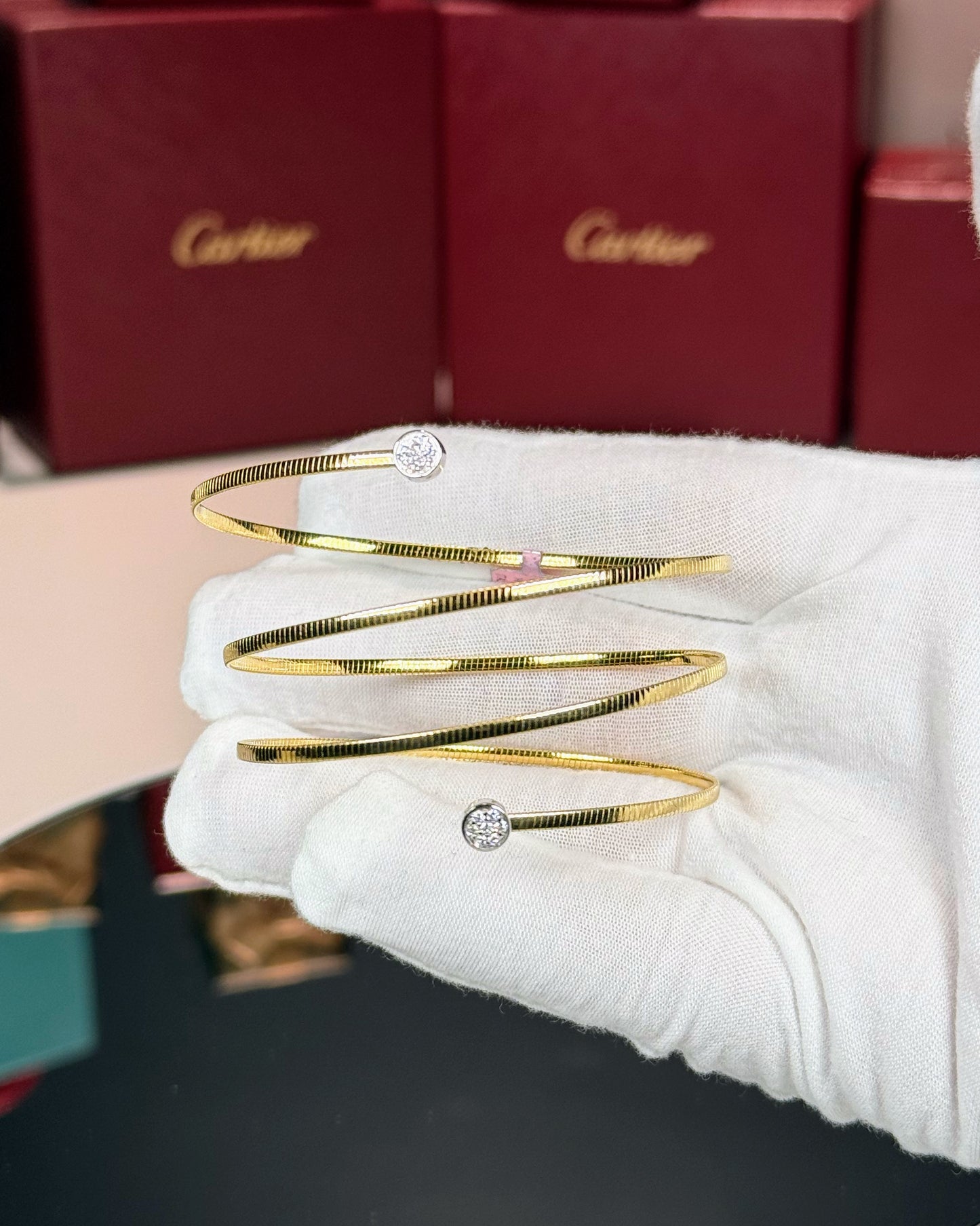14k Yellow Gold Wrap Bracelet