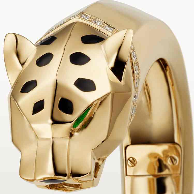 Panthère de Cartier bangle Black Dial - HPI01217