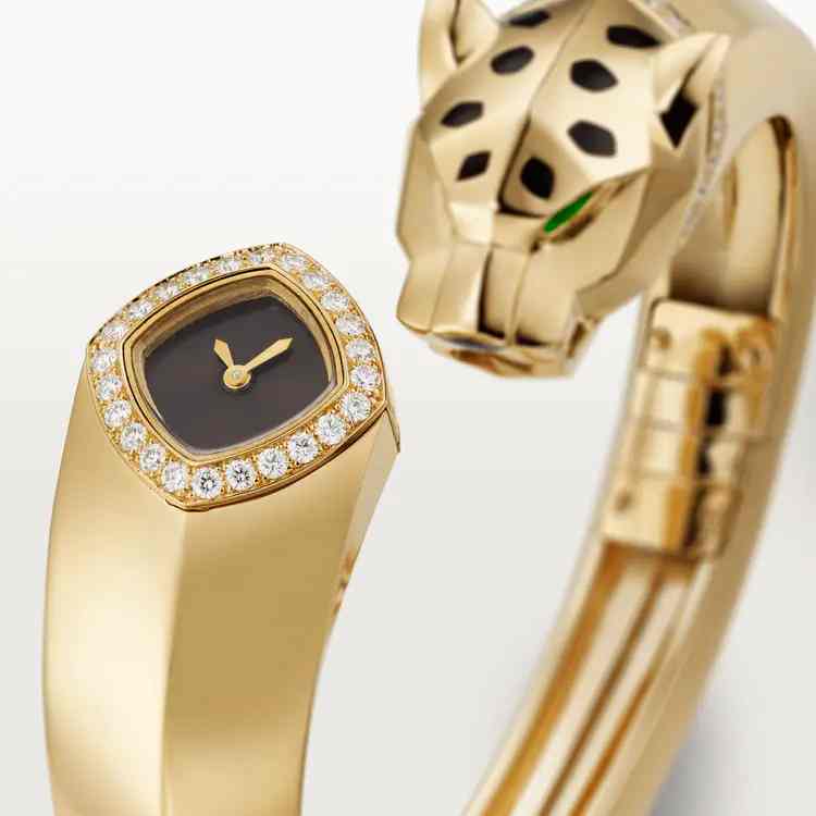 Panthère de Cartier bangle Black Dial - HPI01217