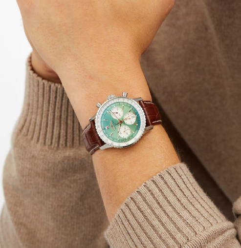 Breitling Green Dial AB0139211L1P1