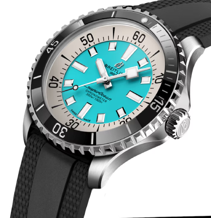 Breitling Blue and White Dial A17376211L2S1