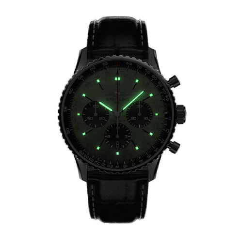 Breitling Green Dial AB0138241L1P1