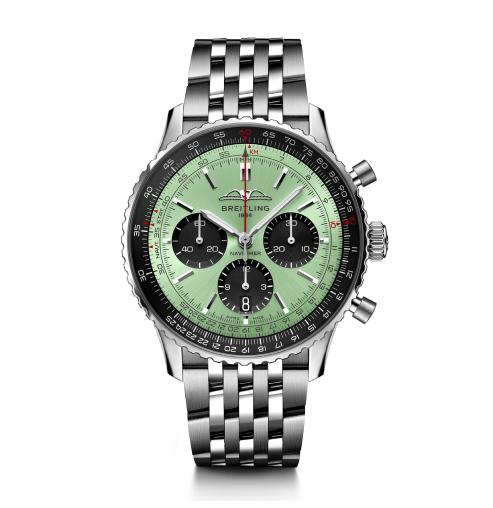 Breitling Green Dial AB0138241L1A1