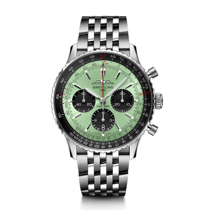 Breitling Green Dial AB0138241L1A1