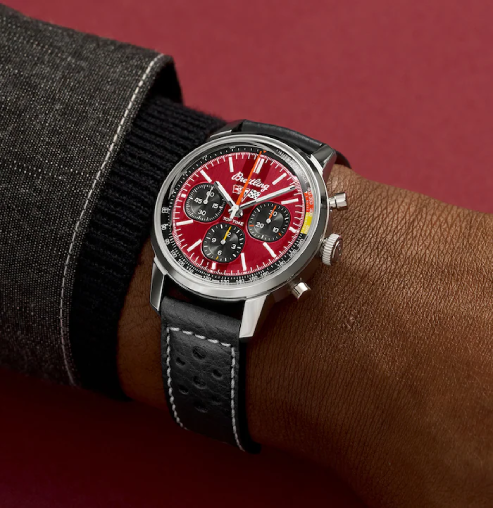 Breitling Red Dial AB01761A1K1X1