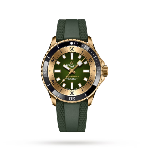 Breitling Green and Gold Dial N17375201L1S1