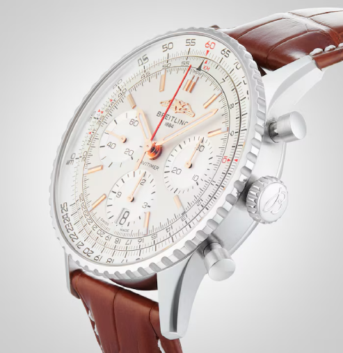 Breitling White Dial AB0139211G1P1