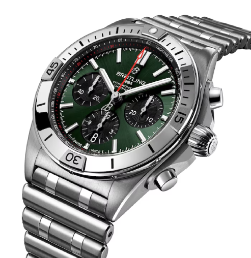 Breitling Green Dial AB0134101L2A1