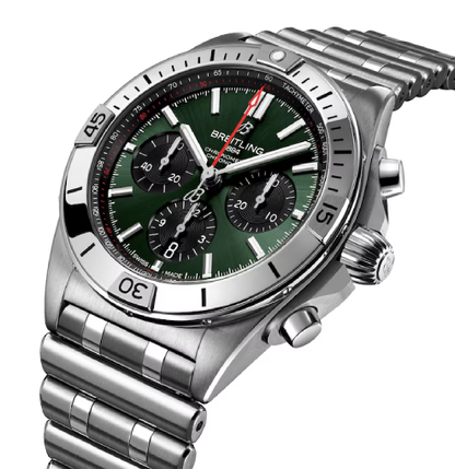 Breitling Green Dial AB0134101L2A1