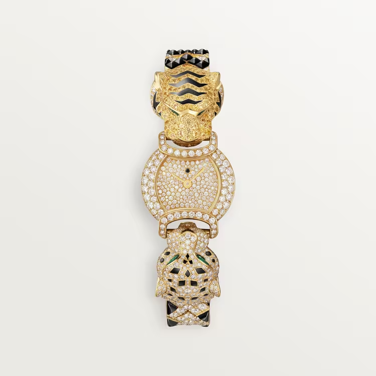Indomptables de Cartier tiger motif Gem Dial -  HPI01453