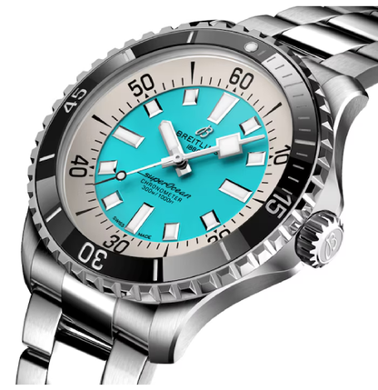 Breitling Blue and White Dial A17376211L2A1