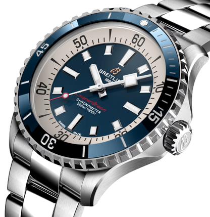 Breitling Blue and White Dial A17375E71C1A1