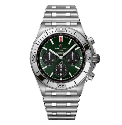 Breitling Green Dial AB0134101L2A1
