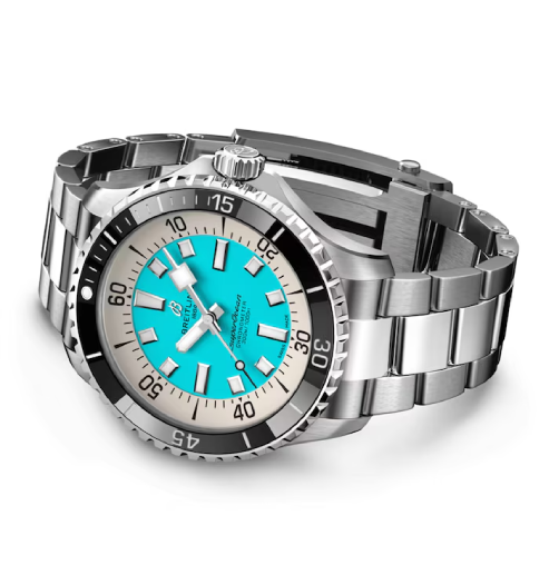 Breitling Blue and White Dial A17376211L2A1