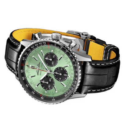 Breitling Green Dial AB0138241L1P1