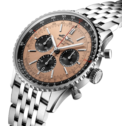 Breitling Beige Dial AB0138241K1A1