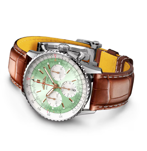 Breitling Green Dial AB0139211L1P1